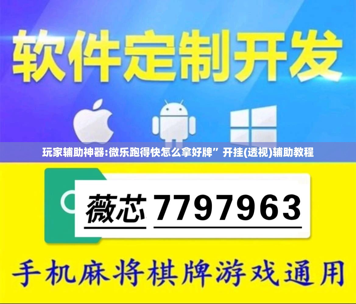 玩家辅助神器:微乐跑得快怎么拿好牌”开挂(透视)辅助教程