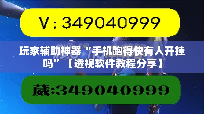玩家辅助神器“手机跑得快有人开挂吗	”【透视软件教程分享】